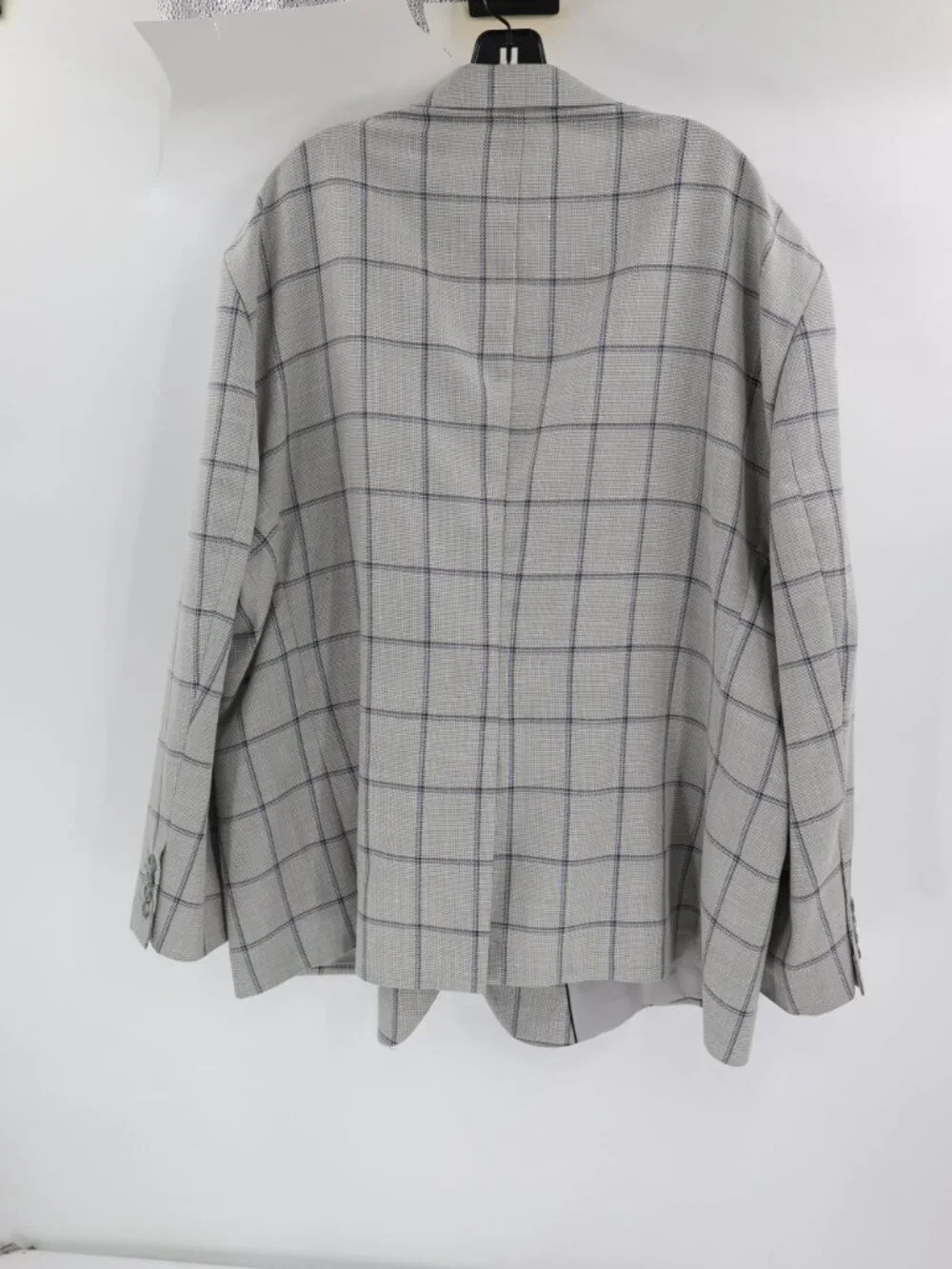 Stafford Sport Coat Mens 54 Big Short Seasonal Textures Wool Linen unstructured